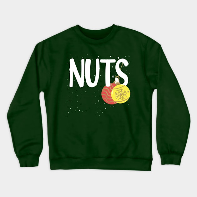 Chest Nuts Couple Christmas funny gift Crewneck Sweatshirt by DODG99